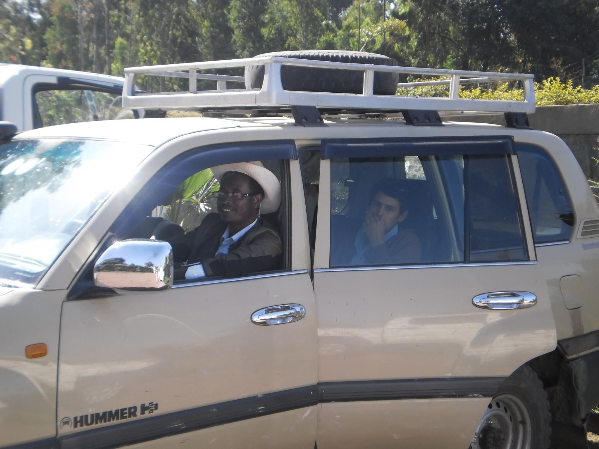 During rock sample GPS works